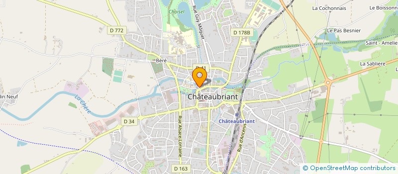 localisation de l'entreprise MONSIEUR JEAN-MARIE GOURDON à CHATEAUBRIANT