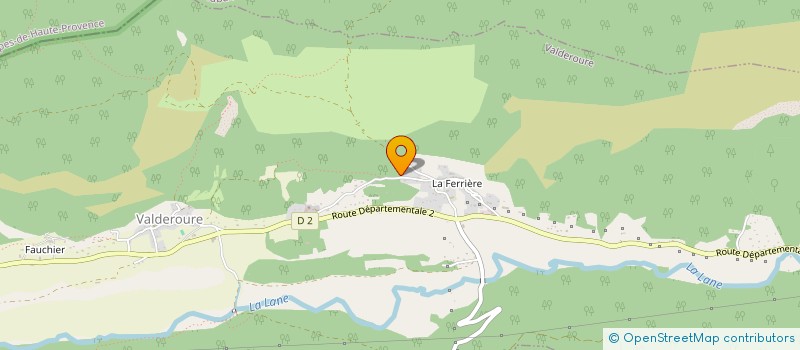 localisation de l'entreprise MONSIEUR JEAN MARIE GREGGIO  VALDEROURE