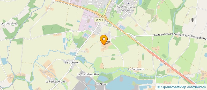 localisation de l'entreprise MONSIEUR JEAN-MARIE GROISARD à SAINT-CHRISTOPHE-DU-LIGNERON