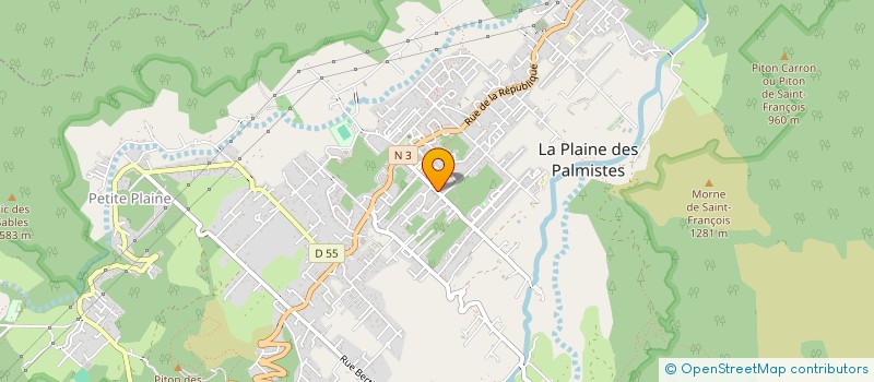 localisation de l'entreprise MONSIEUR JEAN-MARIE GRONDIN  LA PLAINE-DES-PALMISTES