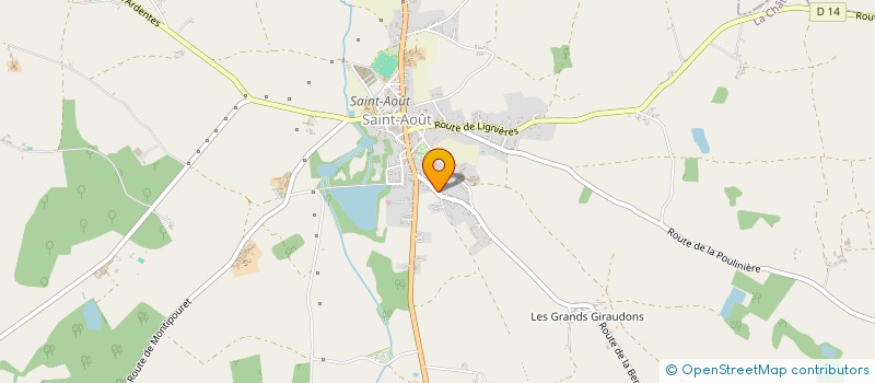 localisation de l'entreprise MONSIEUR JEAN-MARIE GUERINEAU à PRUNIERS