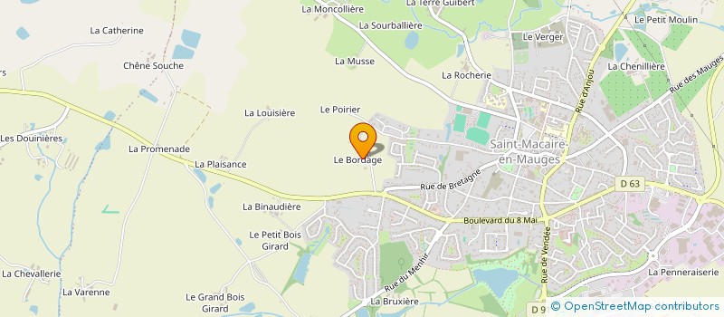 localisation de l'entreprise MONSIEUR JEAN-MARIE GUITTON  SEVREMOINE