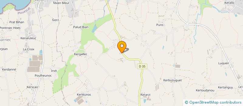 localisation de l'entreprise MONSIEUR JEAN MARIE GUIVARC'H à CLEDER
