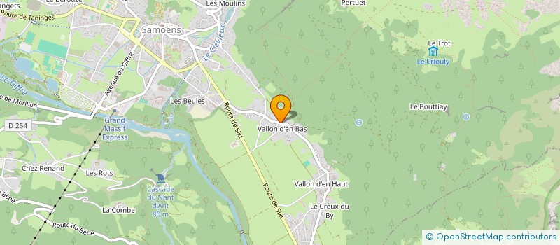 localisation de l'entreprise MONSIEUR JEAN-MARIE GURLIE  SAMOENS