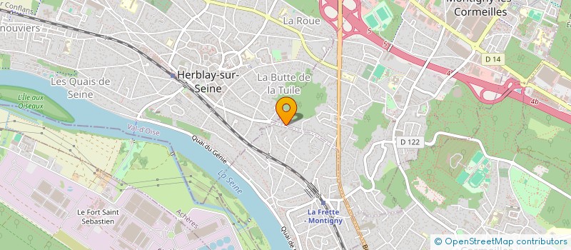 localisation de l'entreprise MONSIEUR JEAN-MARIE GUSTO  MONTIGNY-LES-CORMEILLES