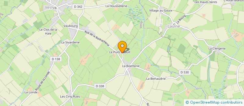 localisation de l'entreprise MONSIEUR JEAN-MARIE HAIRON  VESLY