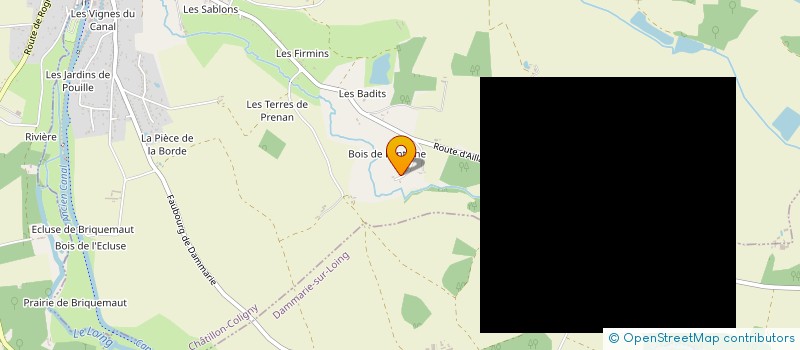 localisation de l'entreprise MONSIEUR JEAN-MARIE HAMARD  CHATILLON-COLIGNY