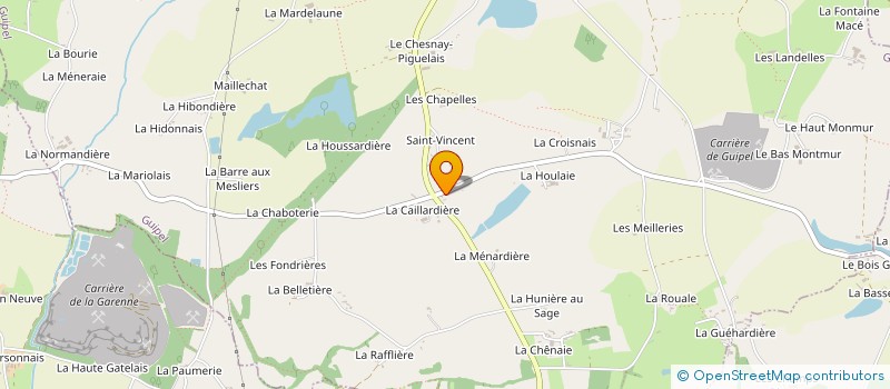 localisation de l'entreprise MONSIEUR JEAN-MARIE HAUTIERE  GUIPEL