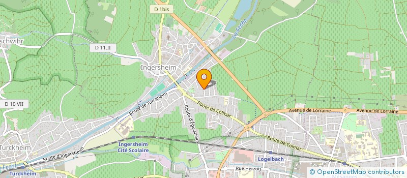 localisation de l'entreprise MONSIEUR JEAN-MARIE HENRY  INGERSHEIM