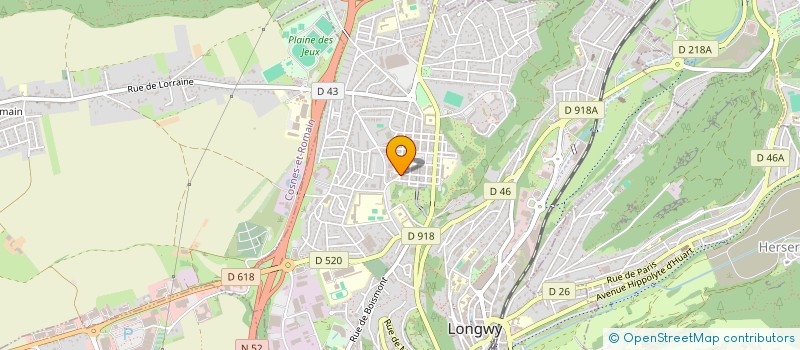 localisation de l'entreprise MONSIEUR JEAN-MARIE HEYD à LONGWY
