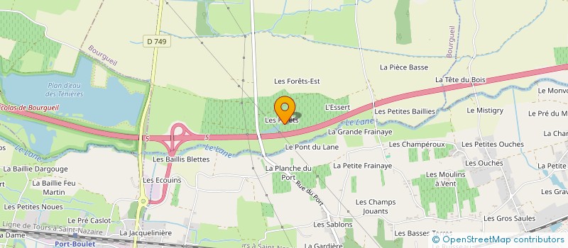 localisation de l'entreprise MONSIEUR JEAN-MARIE HUBERT  BOURGUEIL