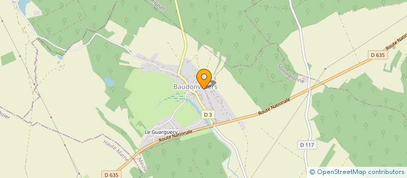 localisation de l'entreprise MONSIEUR JEAN-MARIE HUVET à BAUDONVILLIERS