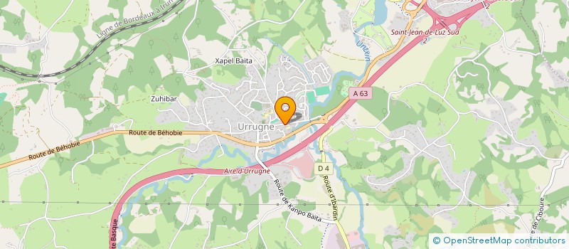 localisation de l'entreprise MONSIEUR JEAN-MARIE IMAZ à URRUGNE