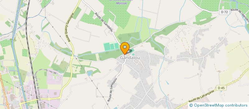 localisation de l'entreprise MONSIEUR JEAN MARIE JOUFFRIAULT-PECHAUD  CASTELSARRASIN