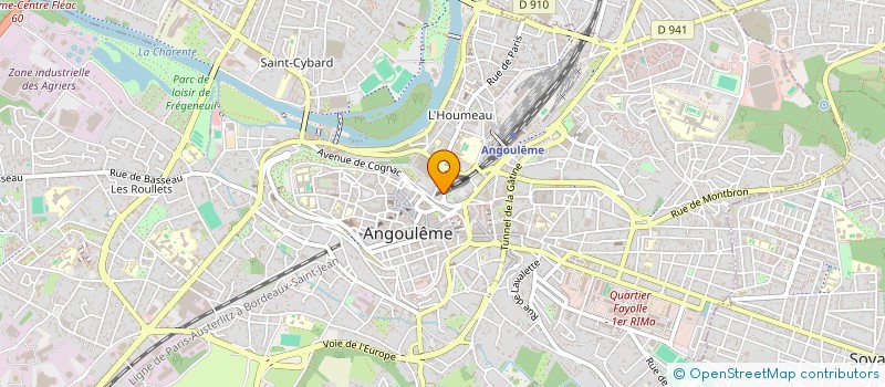 localisation de l'entreprise MONSIEUR JEAN-MARIE JOURDANE à ANGOULEME
