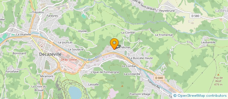 localisation de l'entreprise MONSIEUR JEAN-MARIE JULIEN  DECAZEVILLE