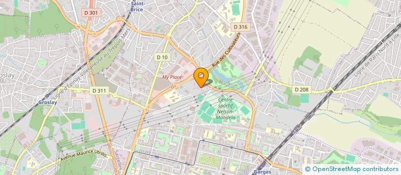 localisation de l'entreprise MONSIEUR JEAN MARIE KLUSKA à SARCELLES