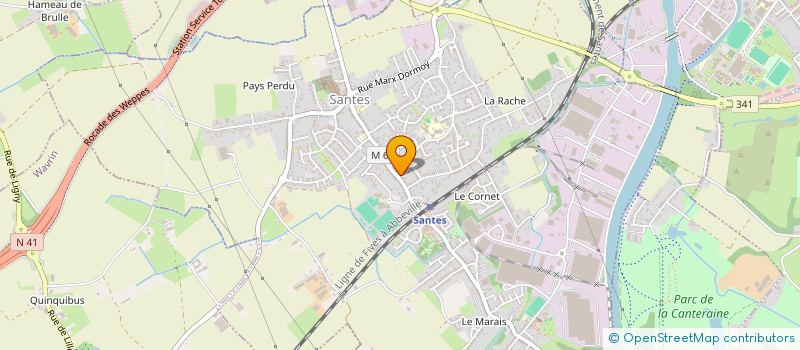 localisation de l'entreprise MONSIEUR JEAN-MARIE KOLLOFFEL  SANTES