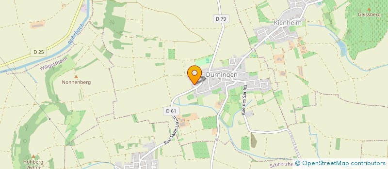 localisation de l'entreprise MONSIEUR JEAN MARIE KREMER  DURNINGEN