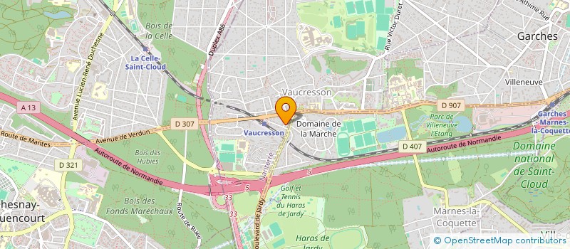 localisation de l'entreprise MONSIEUR JEAN-MARIE L'HOME  VAUCRESSON