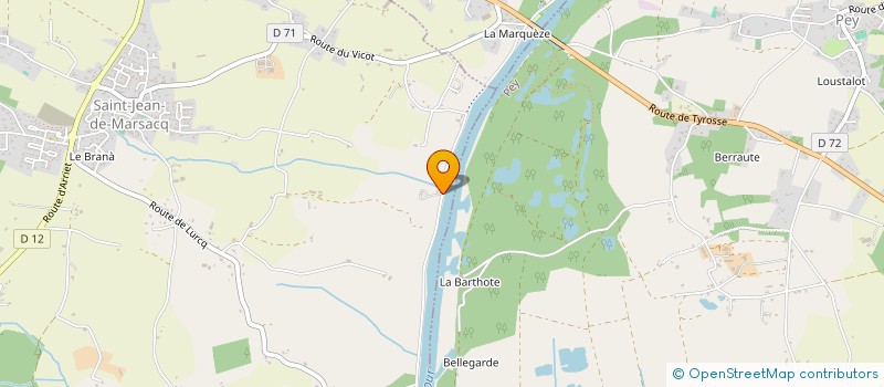 localisation de l'entreprise MONSIEUR JEAN MARIE LABASTE  SAINT-JEAN-DE-MARSACQ