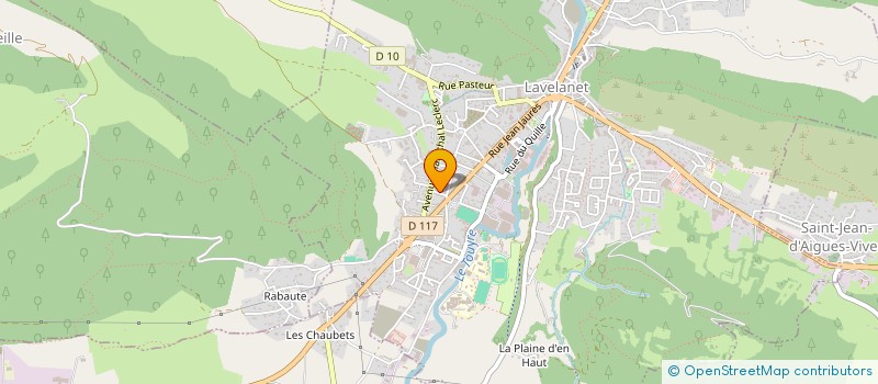 localisation de l'entreprise MONSIEUR JEAN-MARIE LAFFONT à LAVELANET