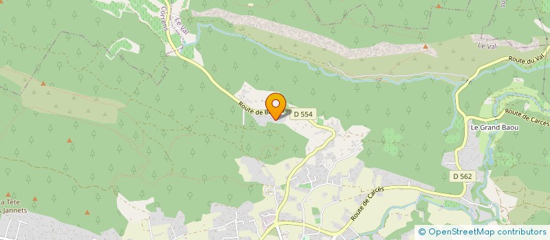 localisation de l'entreprise MONSIEUR JEAN-MARIE LAFONTAINE  LE VAL