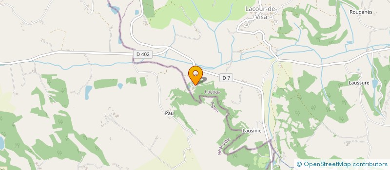 localisation de l'entreprise MONSIEUR JEAN-MARIE LAGUERRE  LACOUR