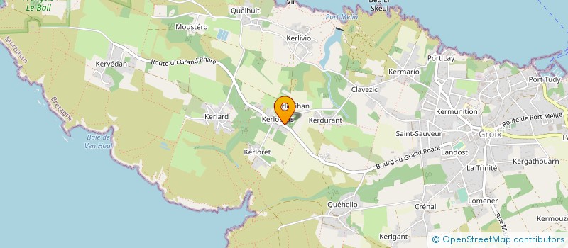 localisation de l'entreprise MONSIEUR JEAN-MARIE LAMBERT  GROIX