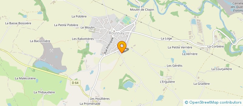 localisation de l'entreprise MONSIEUR JEAN-MARIE LANDREAU  SEVREMOINE