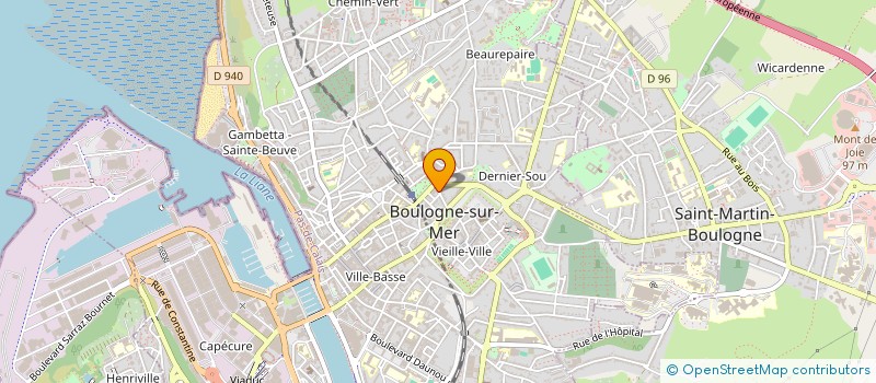 localisation de l'entreprise MONSIEUR JEAN MARIE LANNOY à BOULOGNE-SUR-MER