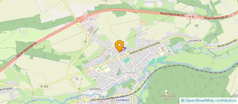 localisation de l'entreprise MONSIEUR JEAN-MARIE LANNOY  LUMBRES