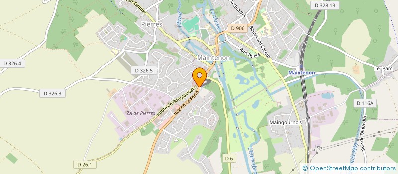 localisation de l'entreprise MONSIEUR JEAN-MARIE LAROCHE à MAINTENON