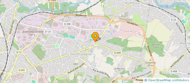 localisation de l'entreprise MONSIEUR JEAN-MARIE LARTOUX  L'ISLE-D'ESPAGNAC