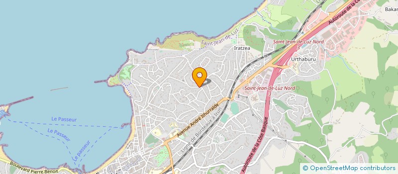 localisation de l'entreprise MONSIEUR JEAN-MARIE LASSERRE  SAINT-JEAN-DE-LUZ