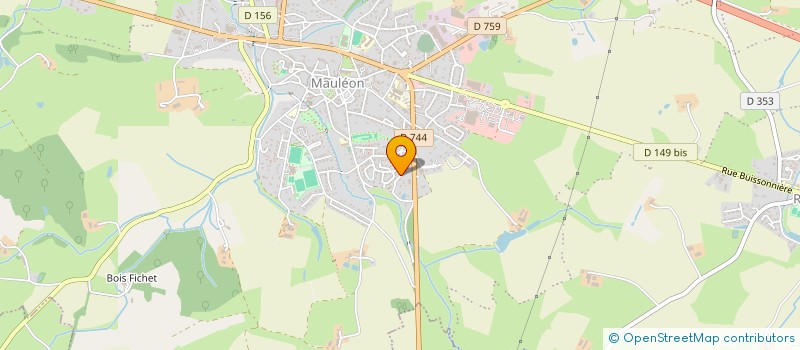 localisation de l'entreprise MONSIEUR JEAN-MARIE LAUNAY  MAULEON