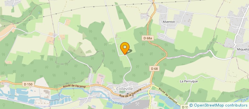 localisation de l'entreprise MONSIEUR JEAN-MARIE LE BER  COLLEVILLE