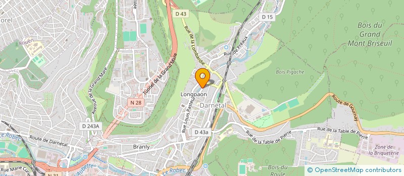 localisation de l'entreprise MONSIEUR JEAN-MARIE LE FORTIER  DARNETAL