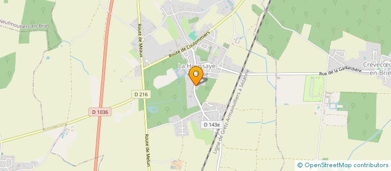 localisation de l'entreprise MONSIEUR JEAN-MARIE LE MOINE  LA HOUSSAYE-EN-BRIE