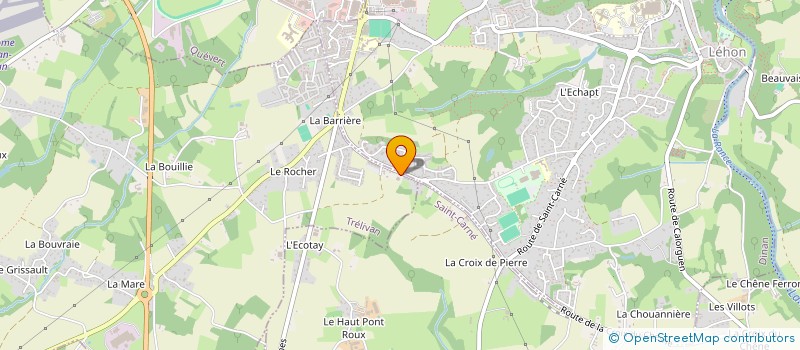 localisation de l'entreprise MONSIEUR JEAN MARIE LE POLODEC  TRELIVAN