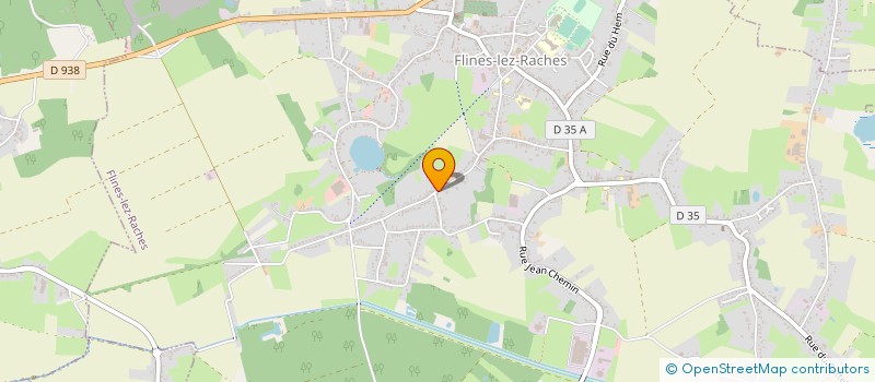 localisation de l'entreprise MONSIEUR JEAN-MARIE LEBLEU  FLINES-LEZ-RACHES