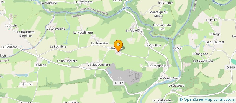 localisation de l'entreprise MONSIEUR JEAN-MARIE LECOURT  SAINT-LEONARD-DES-BOIS