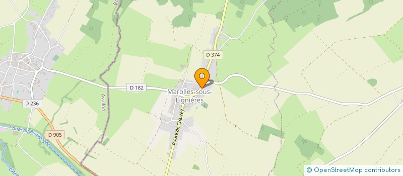 localisation de l'entreprise MONSIEUR JEAN-MARIE LEDUC  MAROLLES-SOUS-LIGNIERES