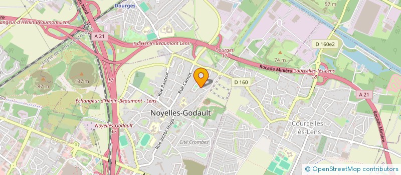 localisation de l'entreprise MONSIEUR JEAN-MARIE LEFEBVRE  NOYELLES-GODAULT
