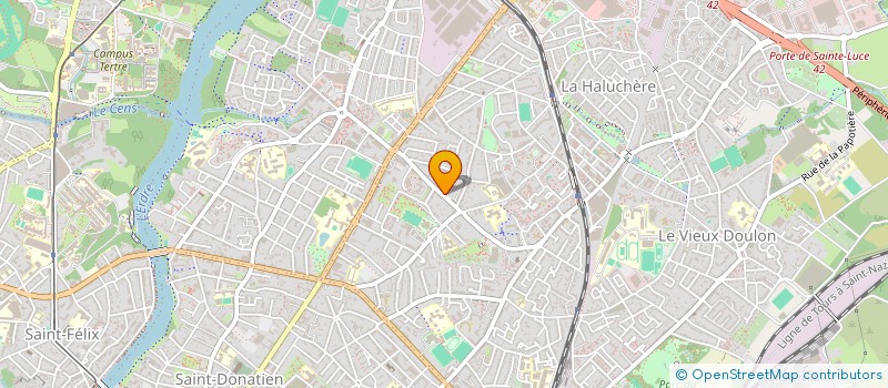 localisation de l'entreprise MONSIEUR JEAN-MARIE LEFEVRE  NANTES
