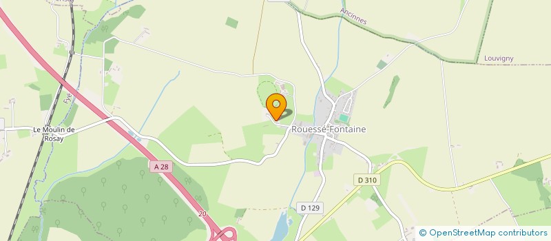 localisation de l'entreprise MONSIEUR JEAN-MARIE LEMAIRE  ROUESSE FONTAINE