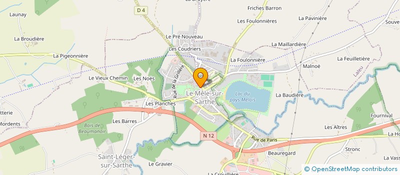 localisation de l'entreprise MONSIEUR JEAN-MARIE LEOPOLD à LE MELE-SUR-SARTHE