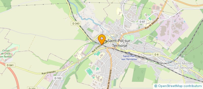 localisation de l'entreprise MONSIEUR JEAN-MARIE LEQUIEN à ST-POL-SUR-TERNOISE