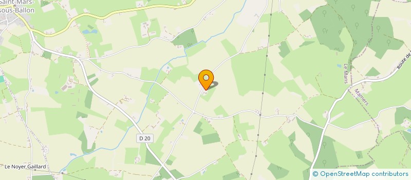 localisation de l'entreprise MONSIEUR JEAN-MARIE LERAT  BALLON-SAINT MARS