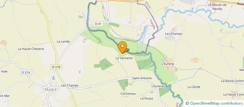 localisation de l'entreprise MONSIEUR JEAN MARIE LERAY  MADRE